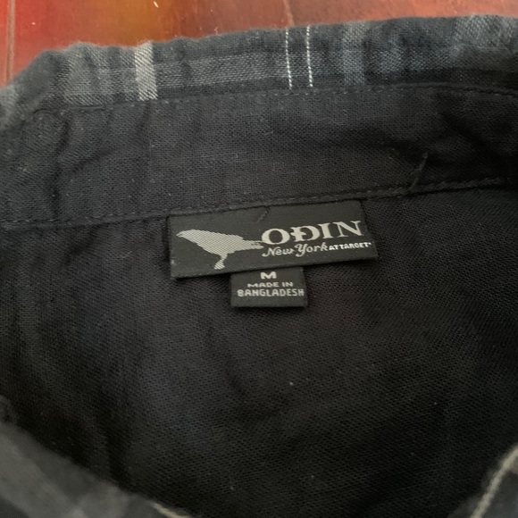 Odin NYC x Target - classic flannel lumberjack button up shirt - Picture 3 of 7